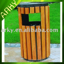 Contenedor de basura de madera de alta calidad